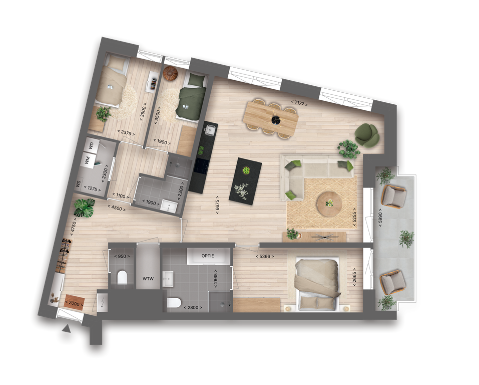 mediumsize floorplan